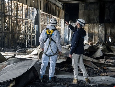 Restoration on a Major Fire Related Water Damage Claim