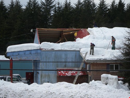 The dangers of snow and ice accumulation